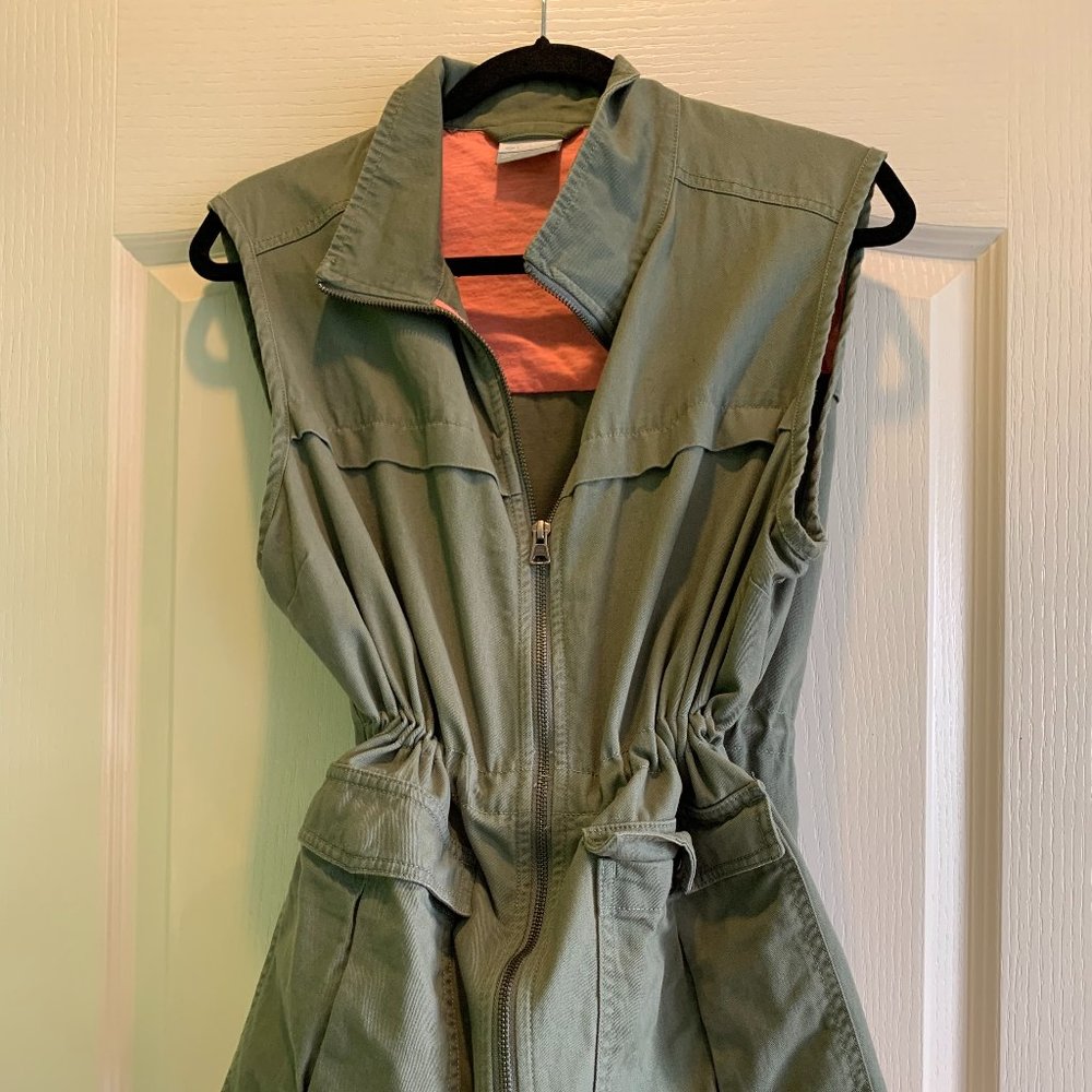 Columbia Soft Zip Front Vest with Cinch Waist Size XL - Picture 4 of 10